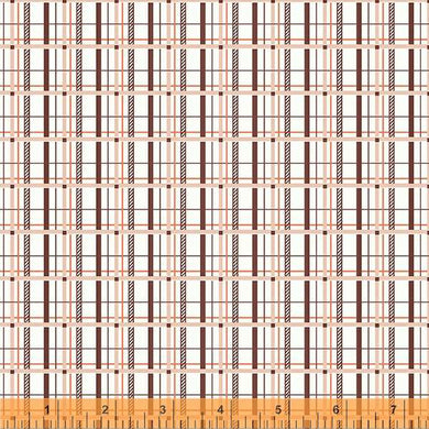 Darling by Denyse Schmidt, Sparse Plaid in Nut, per half-yard