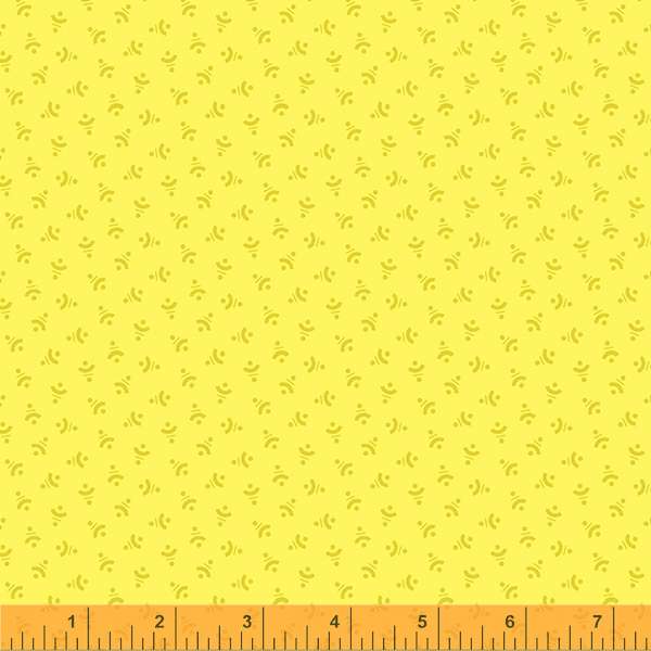 Darling by Denyse Schmidt, Geo Ditsy in Yellow, per half-yard
