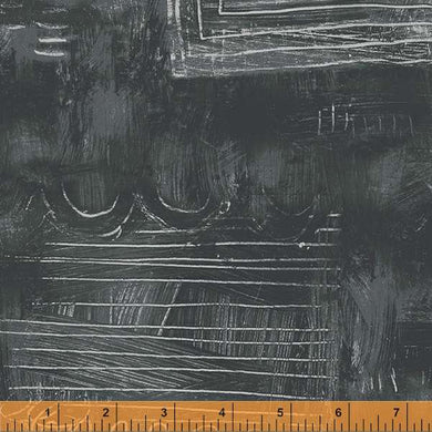 Colorwash by Carrie Bloomston, Scribble in Graphite, per half-yard