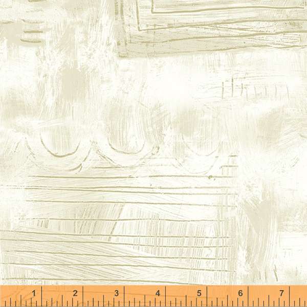 Colorwash by Carrie Bloomston, Scribble in Gesso, per half-yard