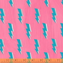 Load image into Gallery viewer, Happy by Carrie Bloomston, Kapow! in Hot Pink, per half-yard
