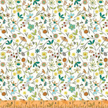 Load image into Gallery viewer, Be My Neighbor by Terri Degenkolb, Tiny Floral in Ivory, per half-yard