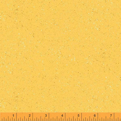 Be My Neighbor by Terri Degenkolb, Granite Texture in Yellow, per half-yard