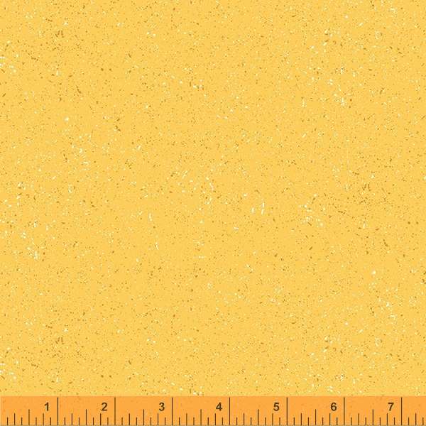 Be My Neighbor by Terri Degenkolb, Granite Texture in Yellow, per half-yard