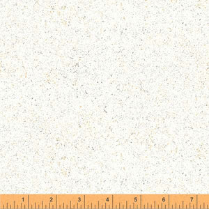 Be My Neighbor by Terri Degenkolb, Granite Texture in Ivory, per half-yard