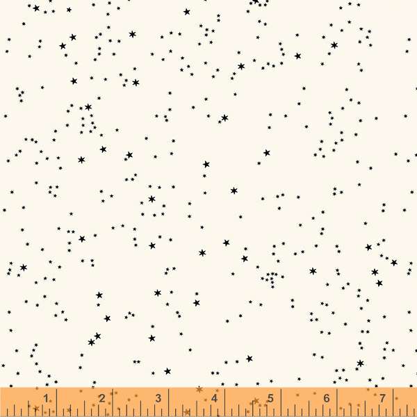 Little Whispers by Whistler Studios, Stars in Parchment, per half-yard
