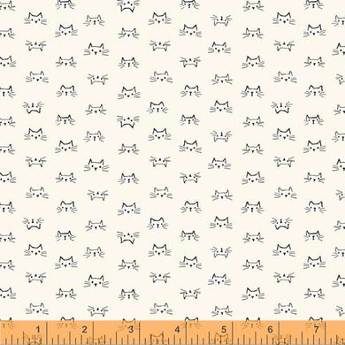 Little Whispers by Whistler Studios, Kitties in Parchment, per half-yard