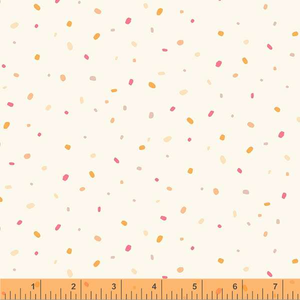 Little Whispers by Whistler Studios, Confetti in Parchment, per half-yard