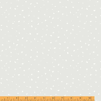 Crystal, Confetti in White on White by Whistler Studios for Windham Fabrics, per half-yard