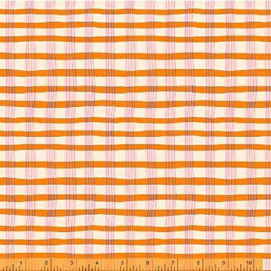 Lucky Rabbit, Painted Plaid in Lilac by Heather Ross for Windham Fabrics, per half-yard