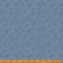 Load image into Gallery viewer, Indigo Stitches, Stitch in Chambray by Whistler Studios for Windham Fabrics, per half-yard