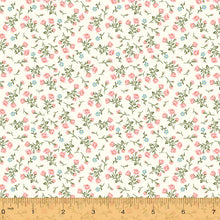 Load image into Gallery viewer, Wish You Were Here, Small Floral in Cream by Whistler Studios for Windham Fabrics, per half-yard