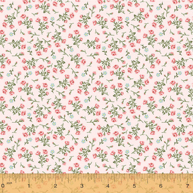 Wish You Were Here, Small Floral in Blush by Whistler Studios for Windham Fabrics, per half-yard