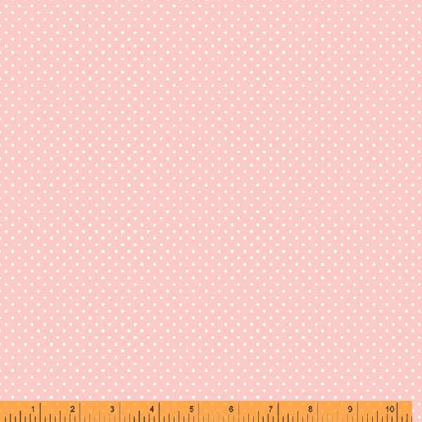 Wish You Were Here, Flirty Dots in Pink by Whistler Studios for Windham Fabrics, per half-yard