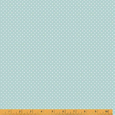 Wish You Were Here, Flirty Dots in Blue by Whistler Studios for Windham Fabrics, per half-yard