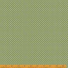 Load image into Gallery viewer, Wish You Were Here, Flirty Dots in Green by Whistler Studios for Windham Fabrics, per half-yard