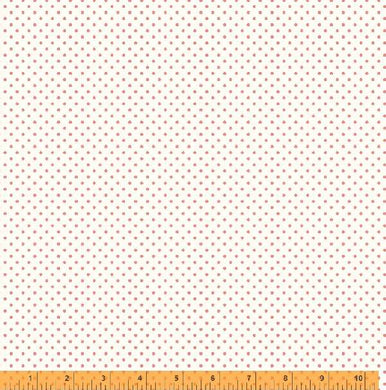 Wish You Were Here, Flirty Dots in Ivory by Whistler Studios for Windham Fabrics, per half-yard