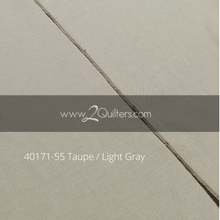 Load image into Gallery viewer, Artisan Cotton, Taupe-Light Grey, per half-yard