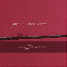 Load image into Gallery viewer, Artisan Cotton, Crimson-Brown, per half-yard