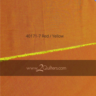 Artisan Cotton, Red-Yellow, per half-yard