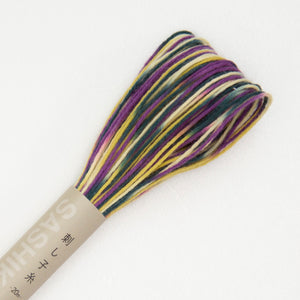 Olympus Sashiko Thread - 8 Short-Pitch Variegated Colours (20m skein), Select Colour