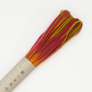 Olympus Sashiko Thread - 8 Short-Pitch Variegated Colours (20m skein), Select Colour
