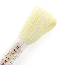 Load image into Gallery viewer, Olympus Sashiko Thread - 20 Awai-iro Pastel Colours (40m skein), Select Colour