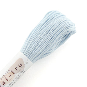 Olympus Sashiko Thread - 20 Awai-iro Pastel Colours (40m skein), Select Colour