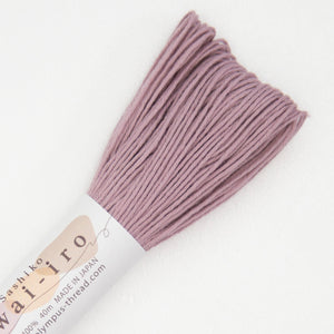 Olympus Sashiko Thread - 20 Awai-iro Pastel Colours (40m skein), Select Colour