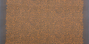 Gleaned, Leo Double Border in Coal, per half-yard