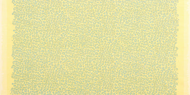 Gleaned, Leo Double Border in Breeze, per half-yard