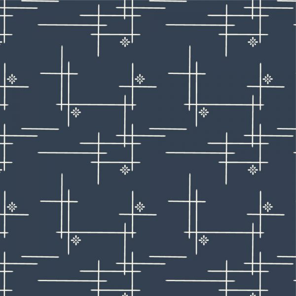 *Closeout Sale* Merryweather, Merry Hatch in Dusk, per half-yard