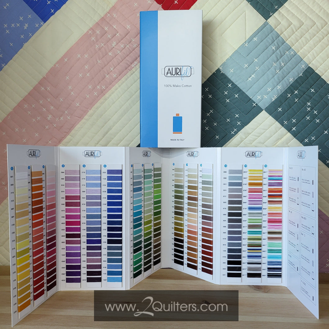 Aurifil Thread Color Card (270 colors)
