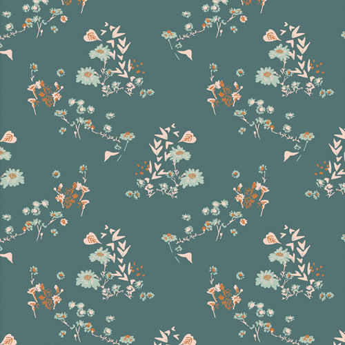 *Closeout Sale* Art Gallery Fabrics, Bookish, Camomile Bliss Fresh, per half-yard