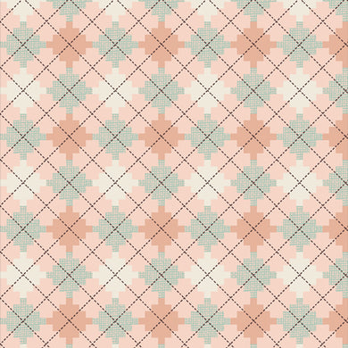 *Closeout Sale* Art Gallery Fabrics, Bookish, Argyle Jumper, per half-yard