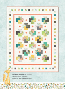 Be My Neighbor by Terri Degenkolb, Tiny Floral in Blush, per half-yard