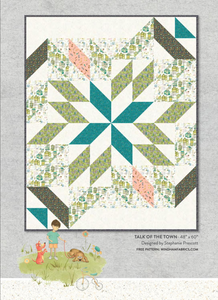 Be My Neighbor by Terri Degenkolb, Bicycles in Teal, per half-yard