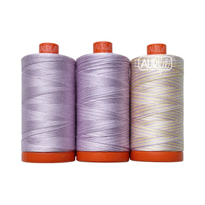 Aurifil Colour Builders: Hawaiian Blue Ginger, 3-spool box