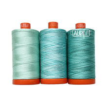 Load image into Gallery viewer, Aurifil Colour Builders: Jade Vine, 3-spool box