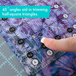 Creative Grids Non Slip Quilt Ruler: 4-1/2in x 8-1/2in (CGR48)