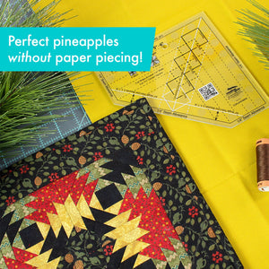 Creative Grids Pineapple Trim Tool Mini Quilt Ruler