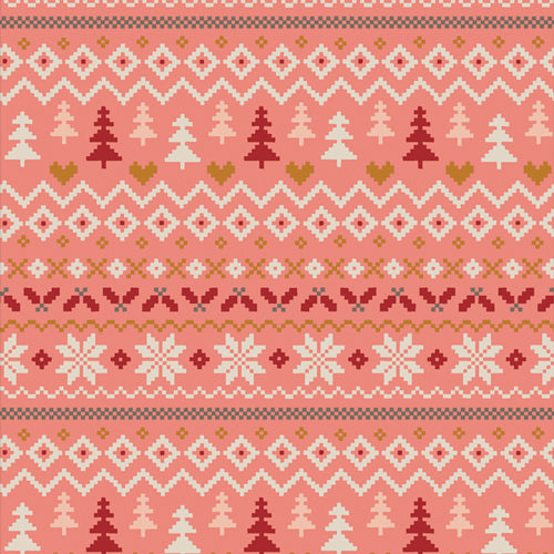 *Closeout Sale* Art Gallery Fabrics, Cozy & Magical, Warm & Cozy Candy, per half-yard