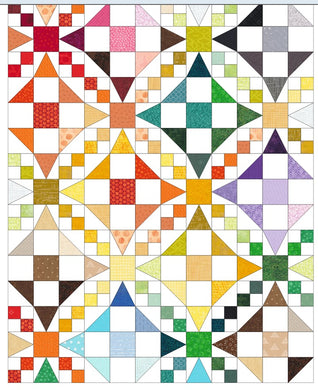 Curvy 9-Patch Patchwork Quilt Class (suitable for Beginner)