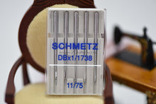 Load image into Gallery viewer, SCHMETZ DBx1 Round Shank Sewing Machine Needles (5pc pack)