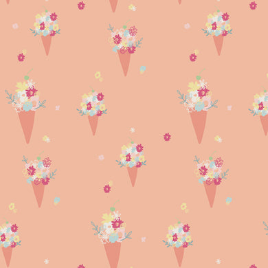 *Closeout Sale* Art Gallery Fabrics, Daydream, Blooming Ice Cream, per half-yard