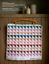 Load image into Gallery viewer, Darling by Denyse Schmidt, Chevron Stripe in Light Blue, per half-yard