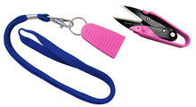 Load image into Gallery viewer, *Closeout Sale* Havel&#39;s Dura-Snips, Thread Snips on Lanyard, 4 3/4in