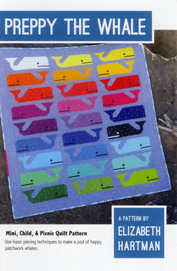 Quilt Pattern: Preppy The Whale by Elizabeth Hartman