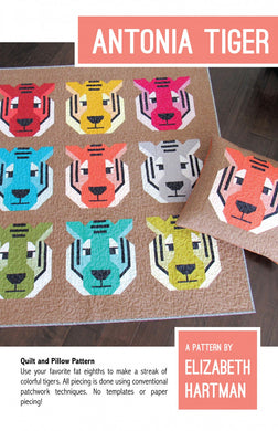 Quilt Pattern: Antonia Tiger by Elizabeth Hartman