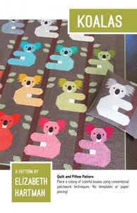 Quilt Pattern: Koalas by Elizabeth Hartman